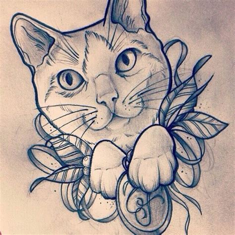 Характеристики и татуировки кошки как символа