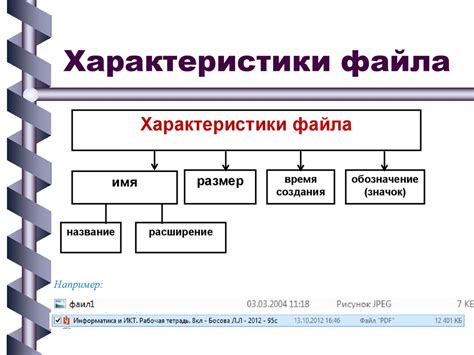 Характеристики файла рак