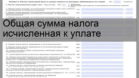 Чем отличается сумма налога и исчисленная сумма?