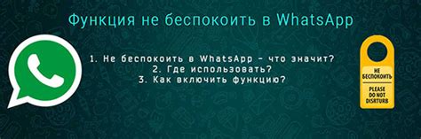 Что значит "Не беспокоить в Ватсапе"?