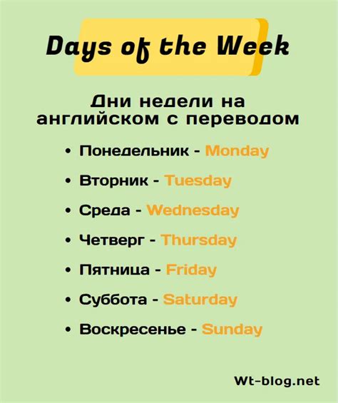 Что означает слово week на английском языке?