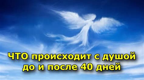 Что происходит в течение 40 дней по церковному