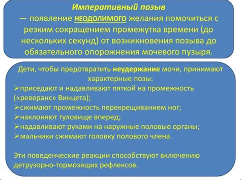 Что такое императивные позывы?