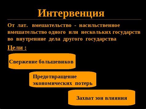 Что такое иностранная интервенция?