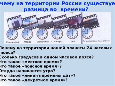 Что такое местное время?