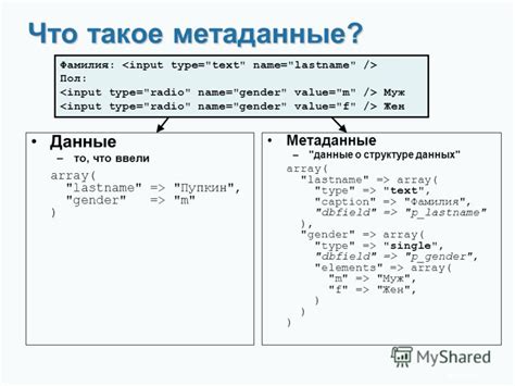 Что такое метаданные activesearch?