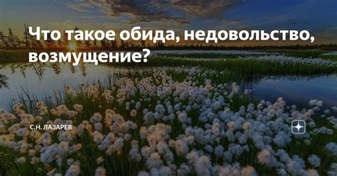 Что такое недовольство и отсутствие похвалы?