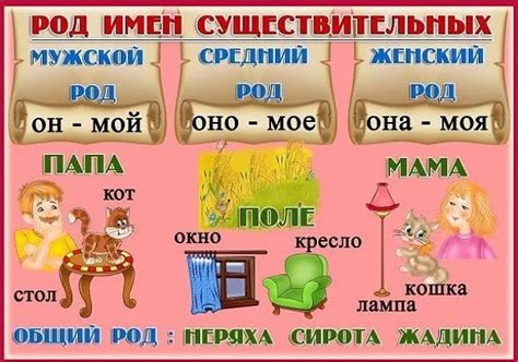 Что такое общий род существительного?