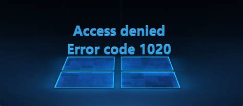 Что такое ошибка access denied?