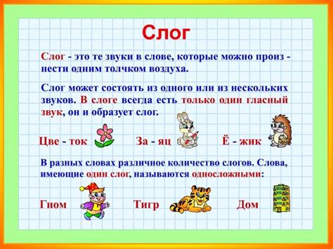 Что такое слог?