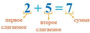 Что такое сложение натуральных чисел