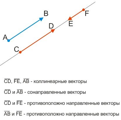 Что такое сонаправленные векторы?