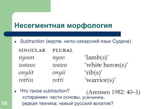 Что такое усечение основы?