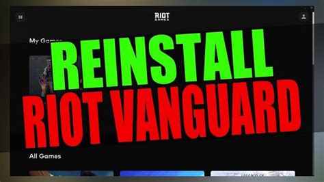 Шаг 2: Удалите Riot Vanguard через панель управления