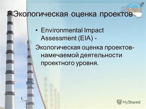 Экологическая оценка проектов