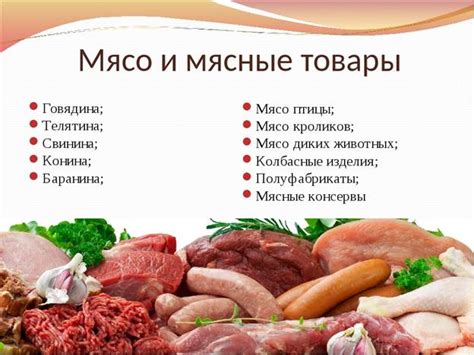 Энергетическая ценность мясных изделий