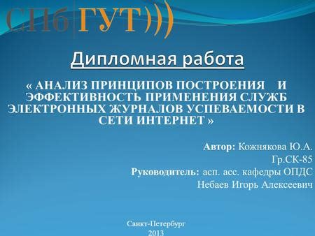 Эффективность применения принципов создания и пути их улучшения