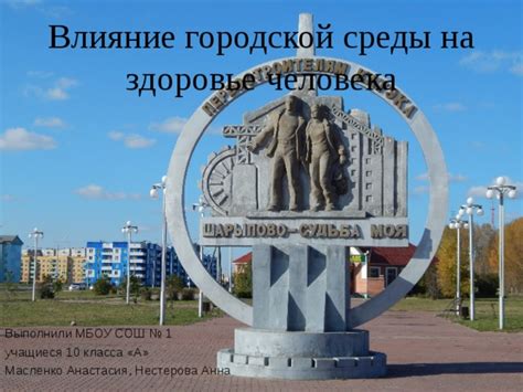  Влияние городской среды на здоровье 