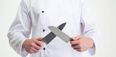 Заточка нож об нож