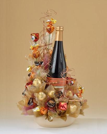 #1 Новогодняя бутылка шампанского, декорированная блестками. Мастер класс